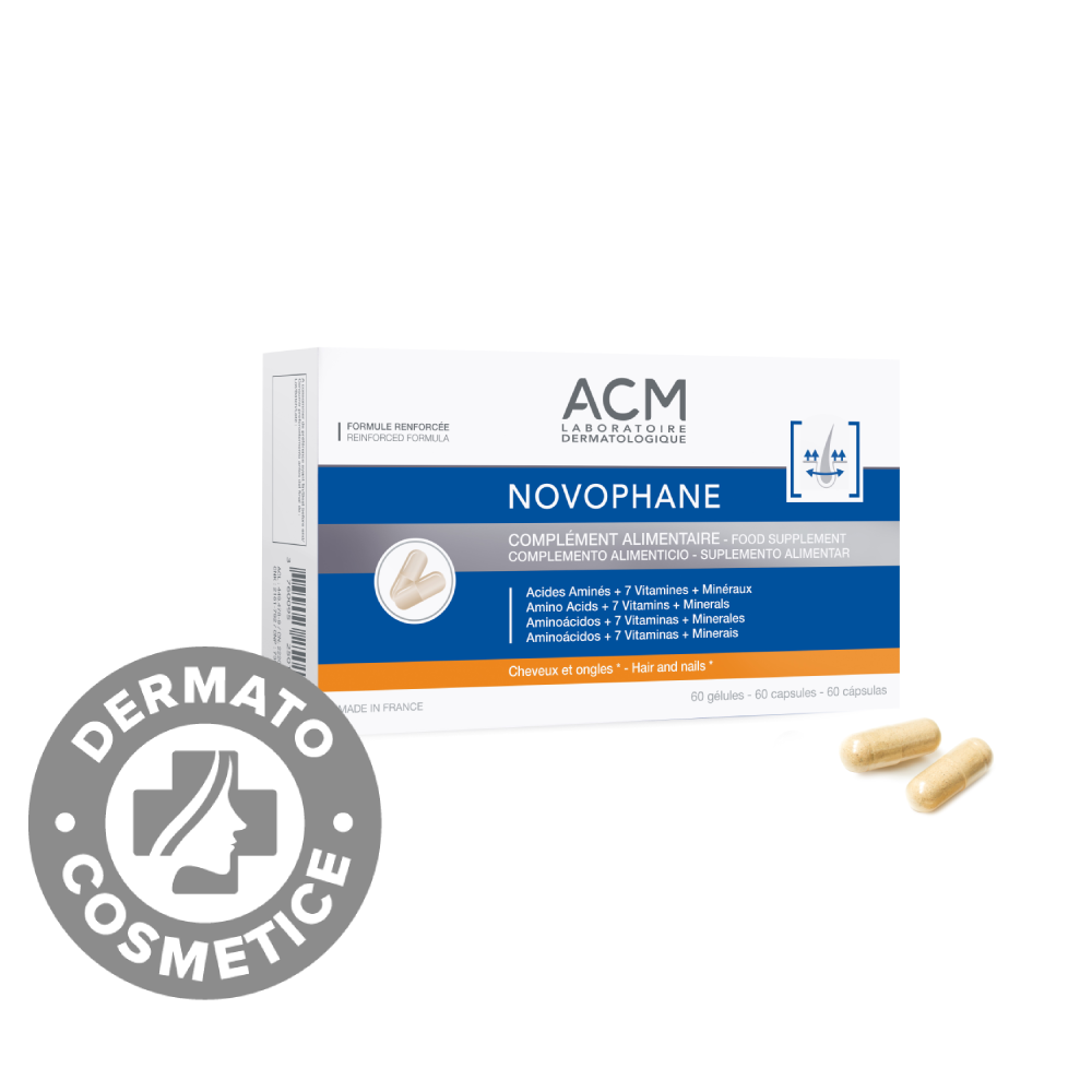 Capsule pentru par si unghii Novophane, 60 capsule, ACM