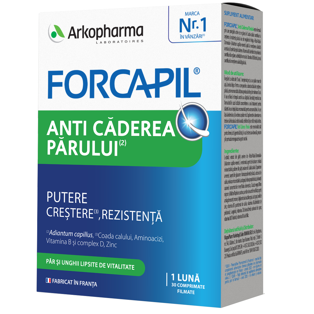 Forcapil anti caderea parului, 30 comprimate