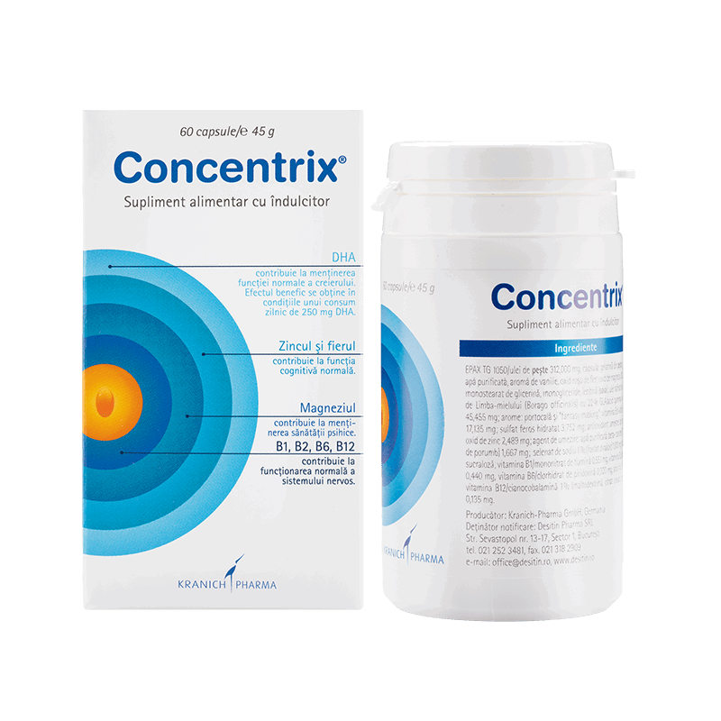 Concentrix, 60 comprimate, Desitin