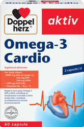 Omega-3 Cardio, 60 capsule, Doppelherz