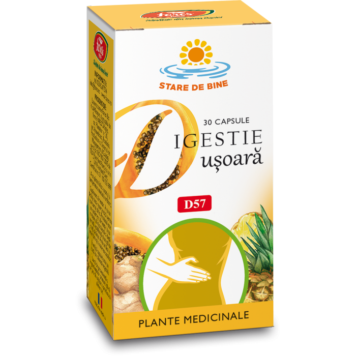 Digestie usoara, 30 capsule, Fares