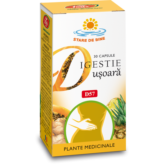 Digestie usoara, 30 capsule, Fares