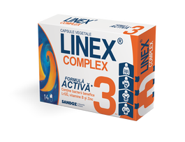 Linex Complex, 14 capsule vegetale, Sandoz