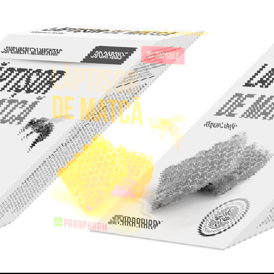 Laptisor de Matca, 30 capsule, Parapharm
