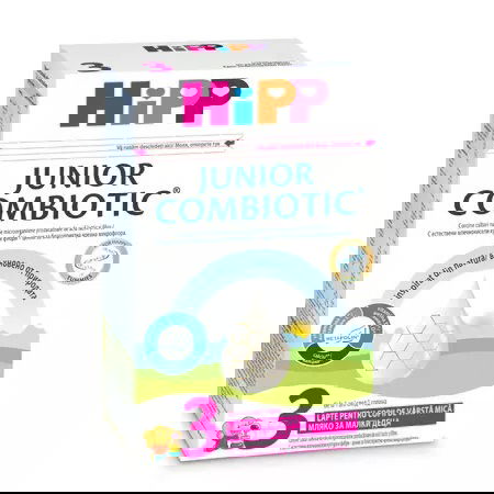 Lapte praf de crestere Junior Combiotic 3, 500g, HiPP