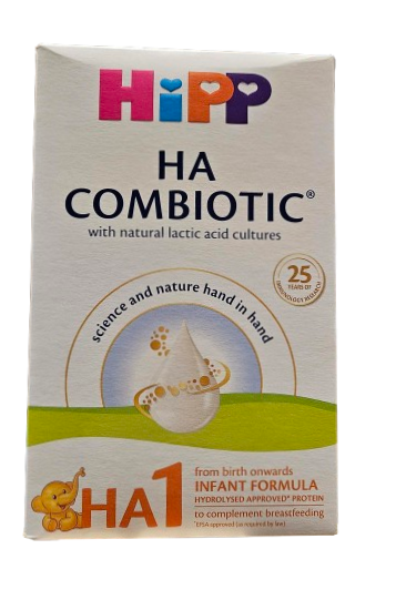 Lapte praf HA 1 Combiotic lapte de inceput de la nastere, 350 g, HiPP