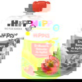Piure de fructe, capsuni banana si mar, incepand de la 12 luni, 100g, HiPP