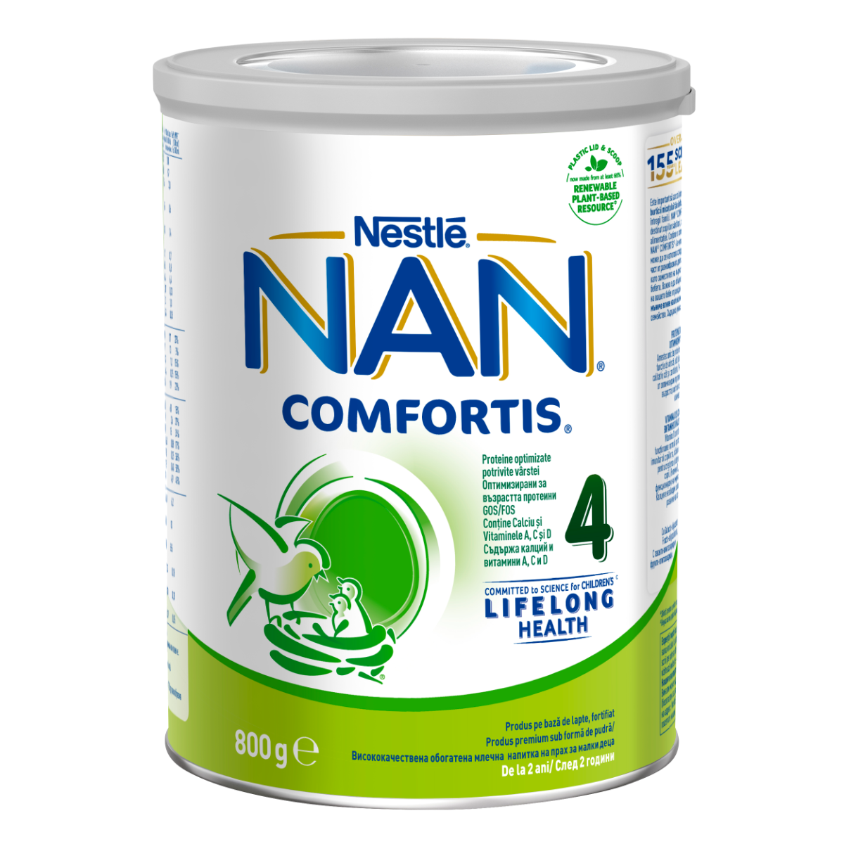 Lapte praf Nan 4 Comfortis +2 ani, 800g, Nestle