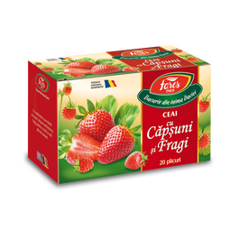 Ceai Capsuni si Fragi, 20 plicuri, Fares