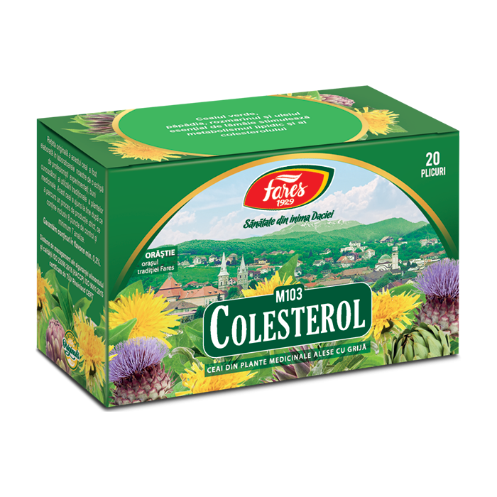 Ceai Colesterol, 20 plicuri, Fares