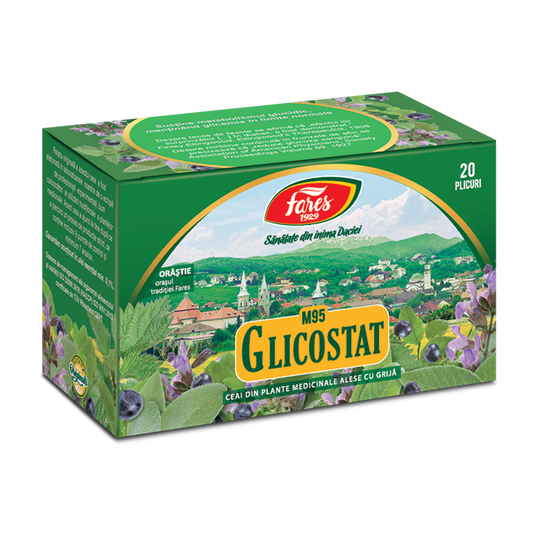 Ceai Glicostat, 20 plicuri, Fares