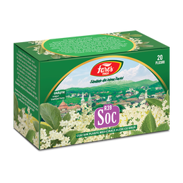 Ceai de soc, 20 plicuri, Fares