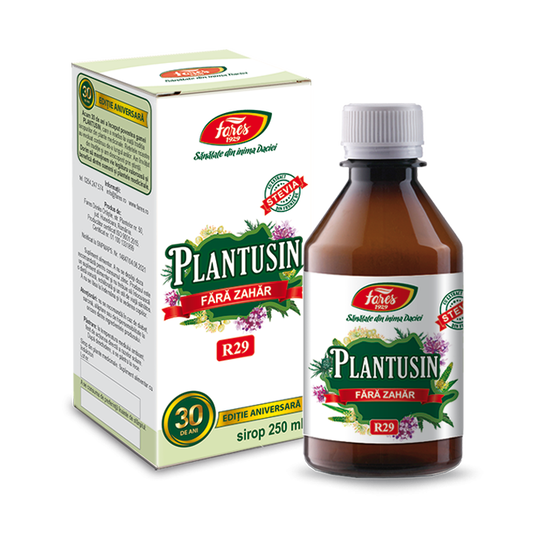 Sirop Plantusin pentru diabetici, 250 ml, Fares