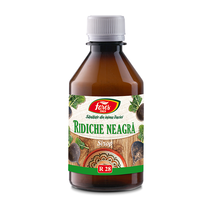 Sirop Ridiche neagra, 250 ml, Fares