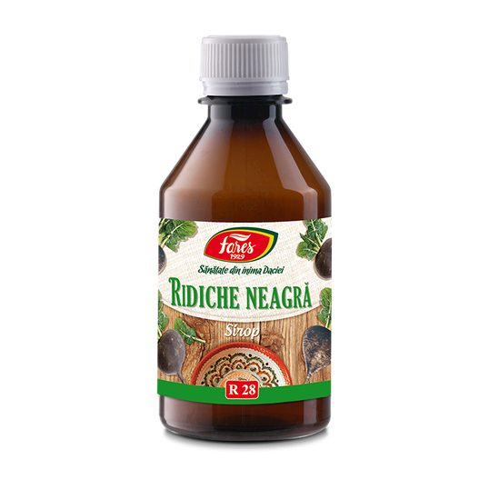 Sirop Ridiche neagra, 250 ml, Fares