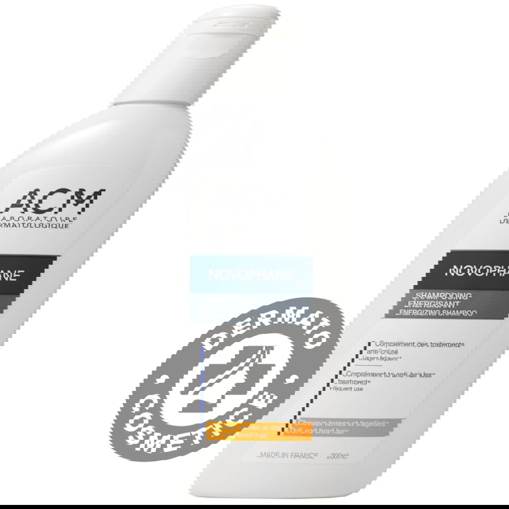 Sampon energizant pentru par fragil Novophane, 200ml, ACM