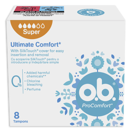 Tampoane Procomfort super, 8 bucati, O.B.