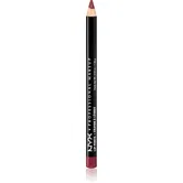 NYX Professional Makeup Slim Lip Pencil creion de buze cu trasare precisă culoare Plush Red 1 g