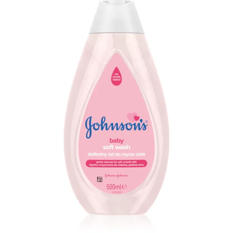 Johnson's® Wash and Bath Gel de curatare delicat 500 ml
