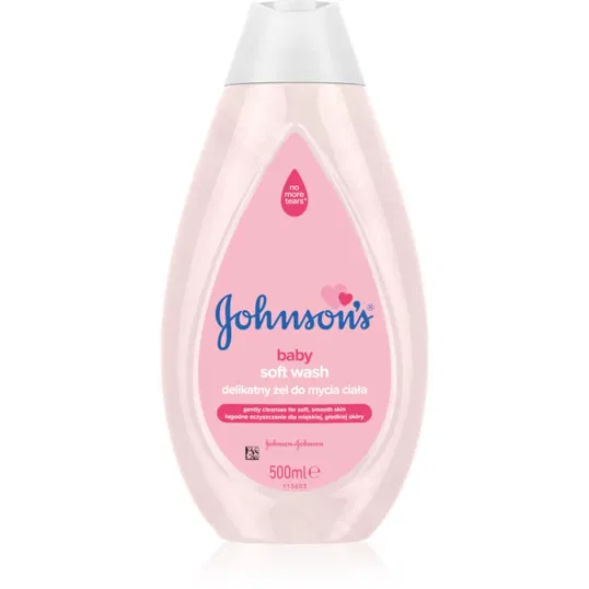 Johnson's® Wash and Bath Gel de curatare delicat 500 ml