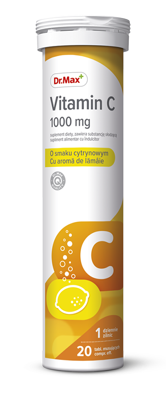 Dr. Max Vitamina C 1000mg, 20 comprimate efervescente