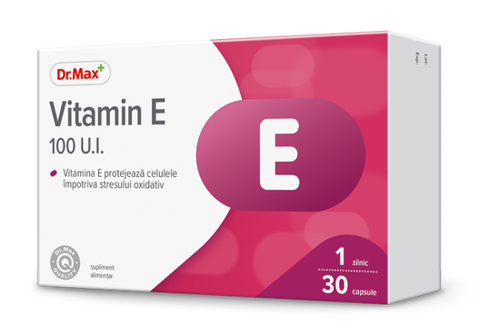Dr. Max Vitamina E 100UI, 30 capsule