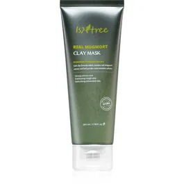 Isntree Real Mugwort masca pentru curatare profunda pentru pielea problematică și grasă 100 ml