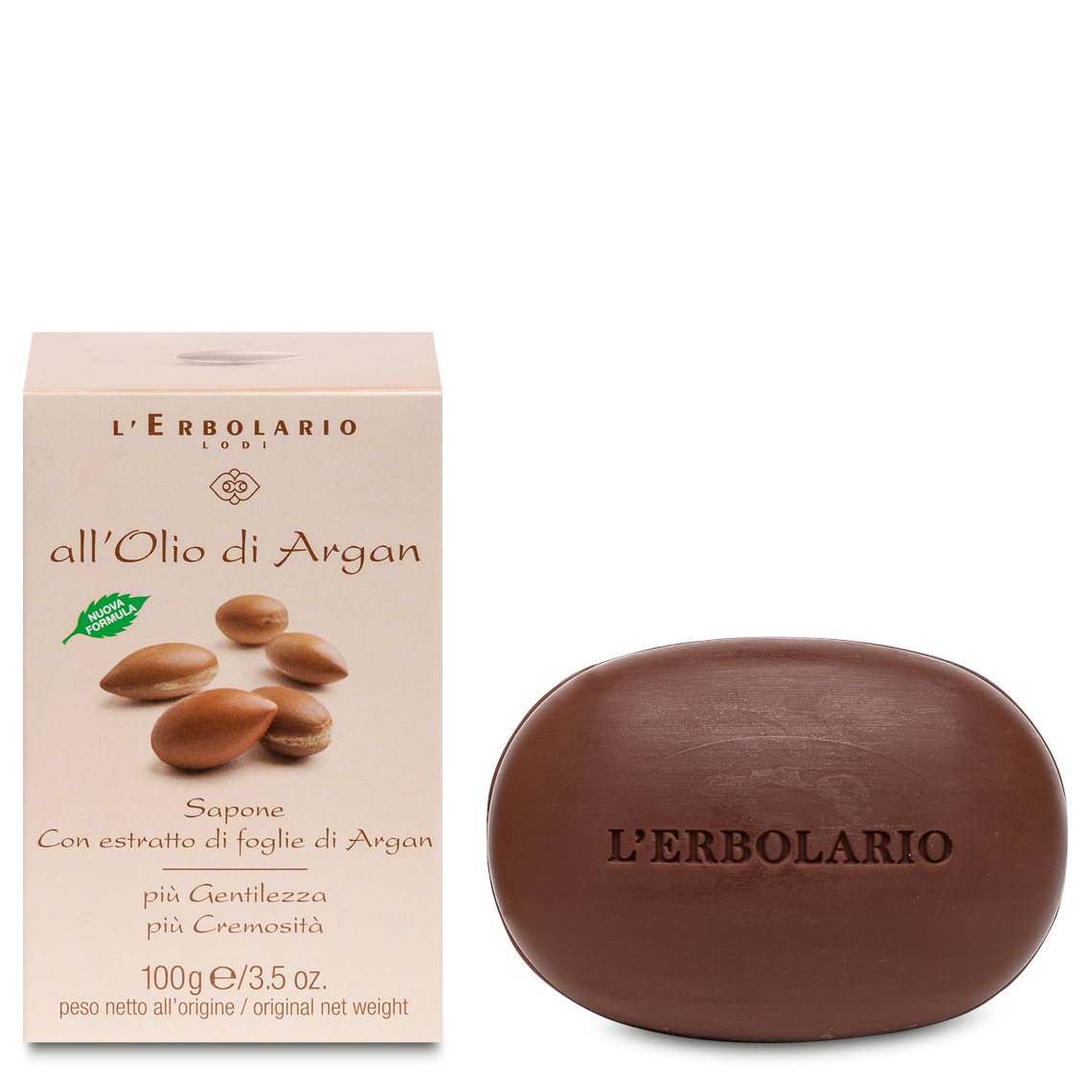L'Erbolario Sapun cu ulei de argan, 100g