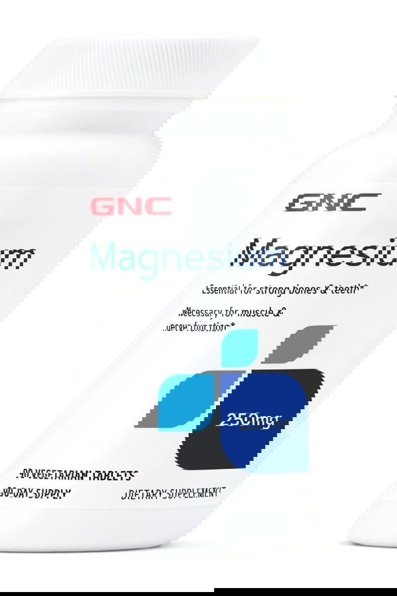 Magnesium 250mg, 90 tablete, GNC