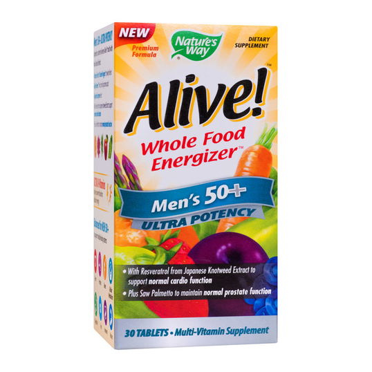 Alive Once Daily Mens 50+ Ultra Nature`s Way, 30 tablete, Secom
