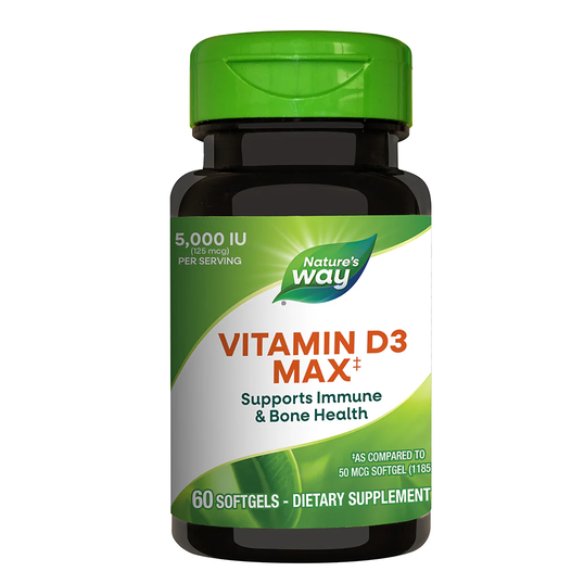 Vitamina D3 5000 UI Nature`s Way, 60 capsule, Secom