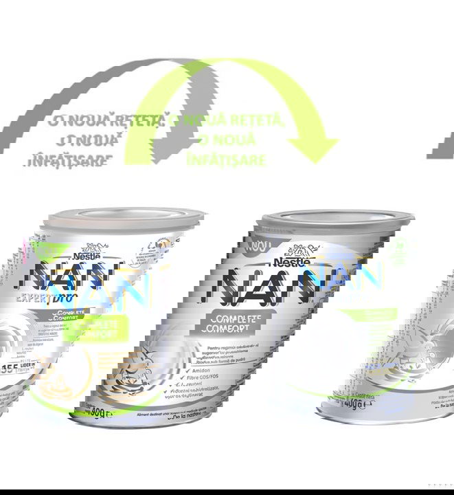 Formula de lapte Nan Complete Comfort +0 luni, 400g, Nestle
