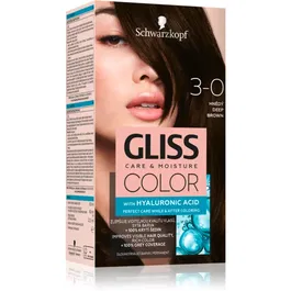 Schwarzkopf Gliss Color Culoare permanenta pentru par culoare 3-0 Deep Brown 1 buc