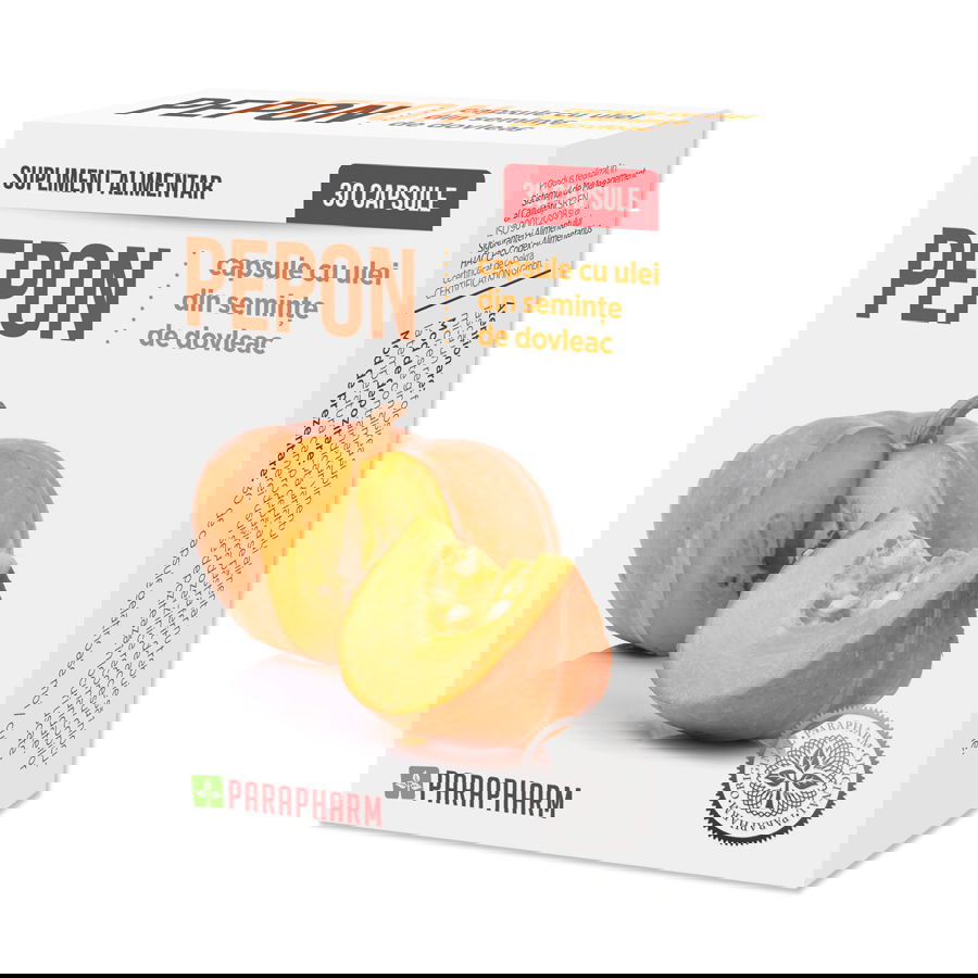 Pepon ulei de Dovleac, 30 capsule, Parapharm