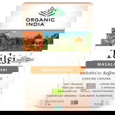 Tulsi Masala Chai Relaxant si Regenerant, 18 plicuri, Organic India