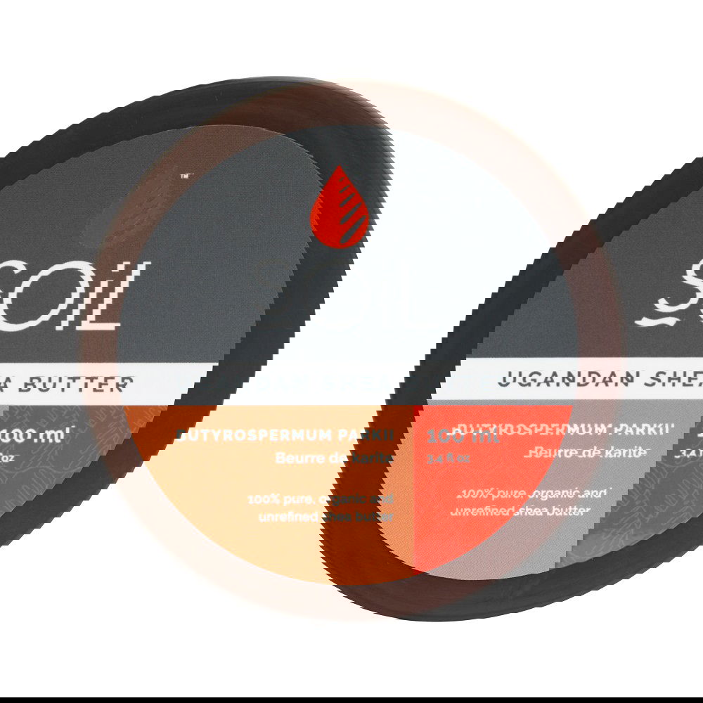 Unt de Shea Fair Trade Pur Inodor 100% Organic, 100ml, Soil