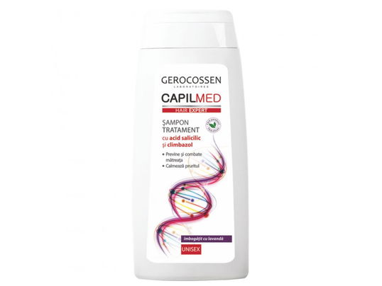 Sampon tratament Capilmed cu acid salicilic si climbazol, 275ml, Gerocossen