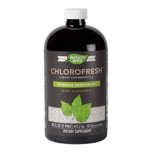 Chlorofresh Mint Liquid Nature`s Way, 473.2ml, Secom