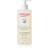 Topicrem BABY My 1st Cleansing Gel 2in1 gel de duș pentru corp și păr pentru nou-nascuti si copii 500 ml