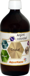 Argint Coloidal Cristal (incolor) Aquanano, 480ml, Aghoras