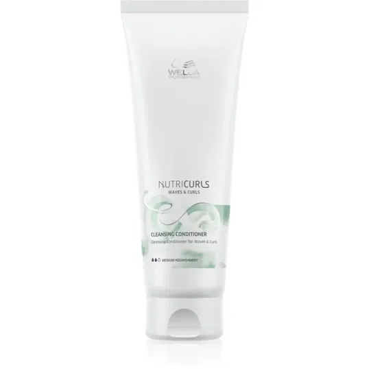 Wella Professionals Nutricurls Waves & Curls Balsam de curățare pentru par ondulat si cret 250 ml