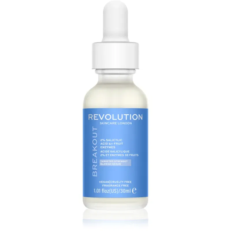 Revolution Skincare Super Salicylic 2% Salicylic Acid & Fruit Enzymes ser pentru regenerarea tenului gras și problematic 30 ml