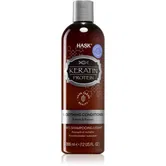 HASK Keratin Protein balsam cu efect de netezire pentru par degradat sau tratat chimic 355 ml