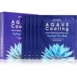 Petitfée Agave Cooling mască intensă cu hidrogel pentru netezirea pielii 5x32 g