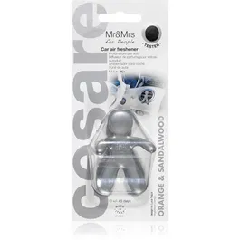 Mr & Mrs Fragrance Cesare Orange & Sandalwood parfum pentru masina 1 buc