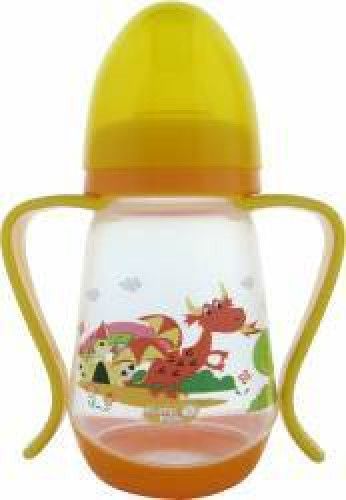 Biberon cu manere, 125ml, Primii Pasi