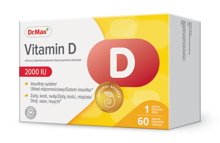Dr. Max Vitamina D 2000UI, 60 capsule moi