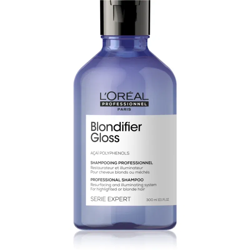 L’Oréal Professionnel Serie Expert Blondifier sampon regenerativ si de infrumusetare pentru păr în nuanțe reci de blond, decolorat sau șuvițat 300 ml