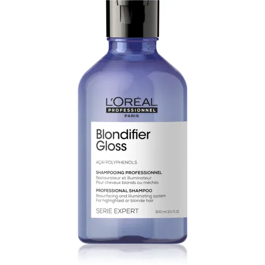 L’Oréal Professionnel Serie Expert Blondifier sampon regenerativ si de infrumusetare pentru păr în nuanțe reci de blond, decolorat sau șuvițat 300 ml