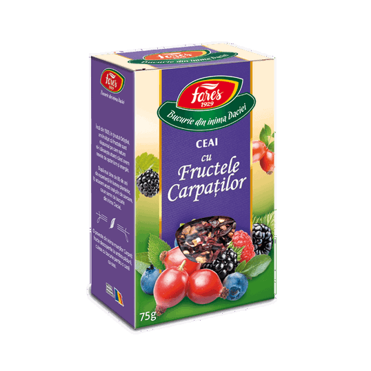 Ceai Fructele Carpatilor, 75g, Fares